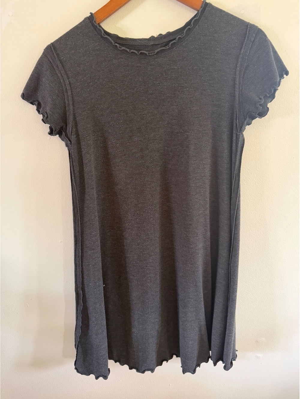 Natural Life Grey Shirt Dress Size XS